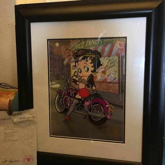 Biker Betty Boop Iii 1997 collectible Frame